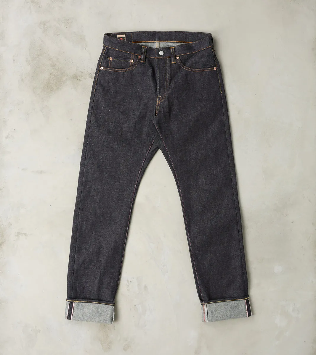 0605-V - Natural Tapered - 15.7oz Vintage Indigo sold by Division Road