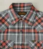 369-GRY - Western - 12oz Slubby Heavy Flannel Herringbone Check Grey sold by Division Road