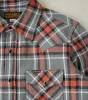 369-GRY - Western - 12oz Slubby Heavy Flannel Herringbone Check Grey sold by Division Road
