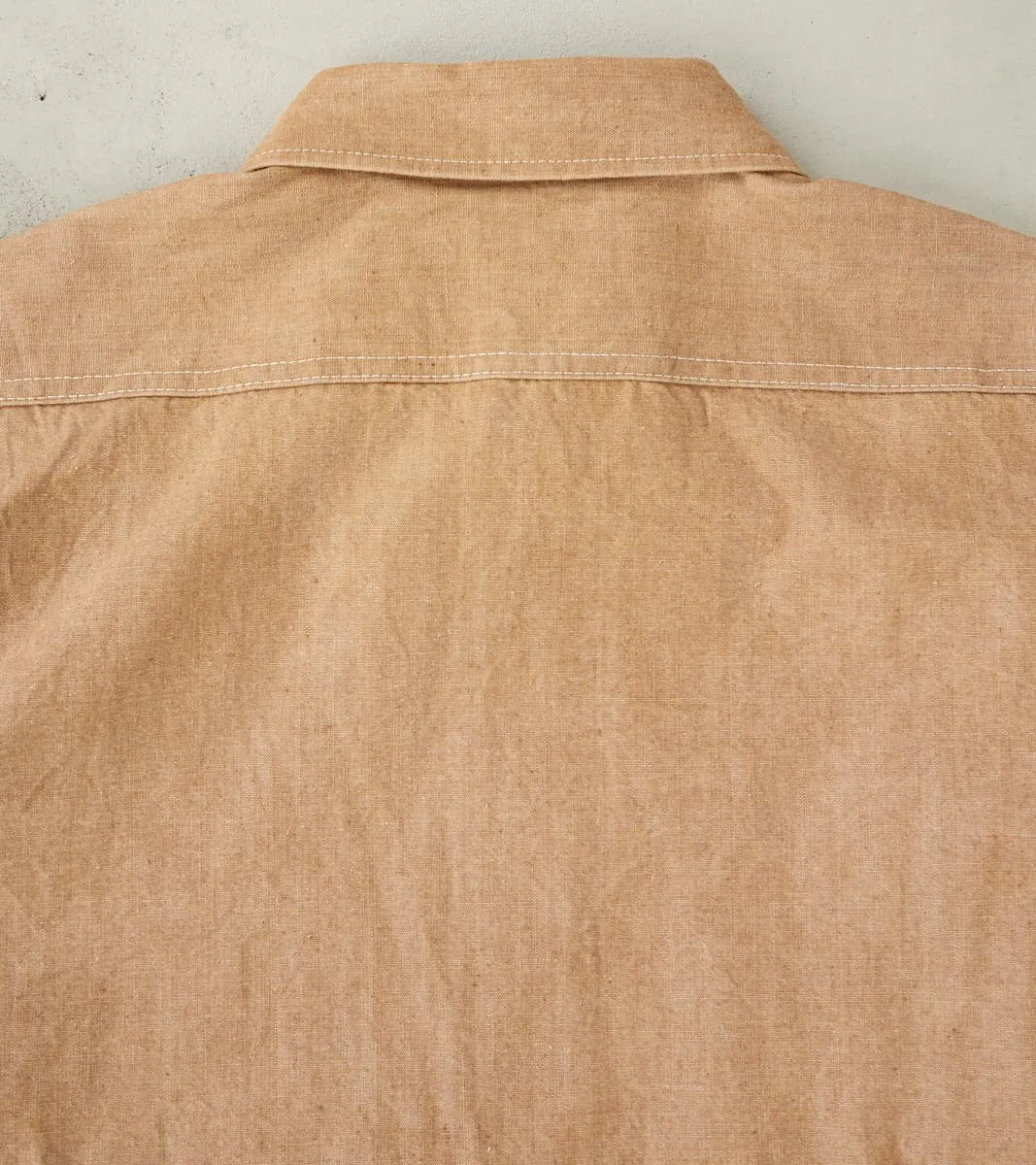 363-MOC - Work Shirt - 10oz Organic Chambray Mocha sold by Division Road product image thumbnail 4
