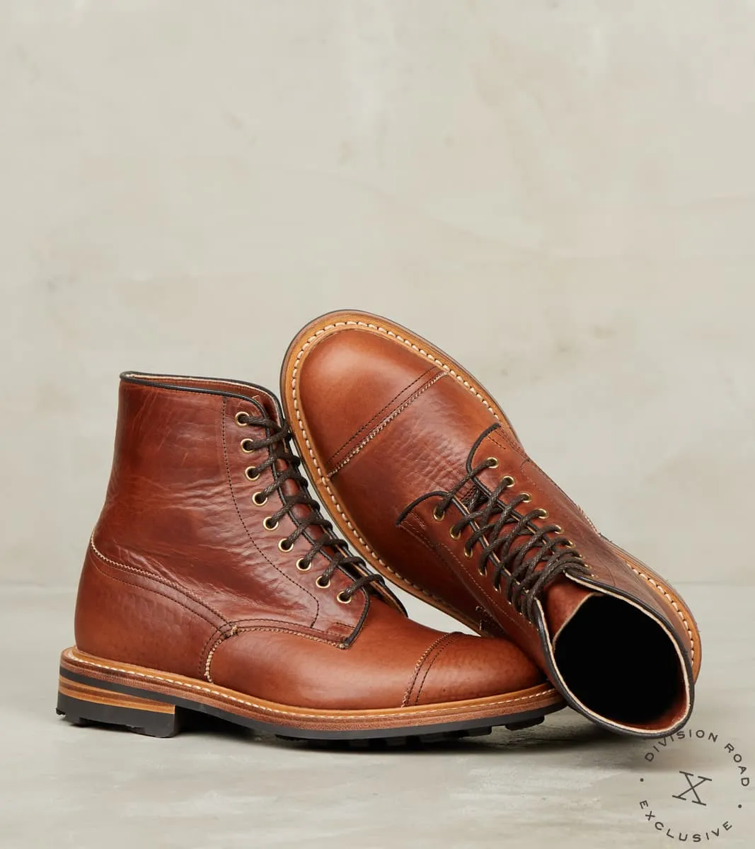 Churchill Boot - 2298 - Ridgeway - Horween Whiskey Bison CXL sold by Division Road product image thumbnail 3
