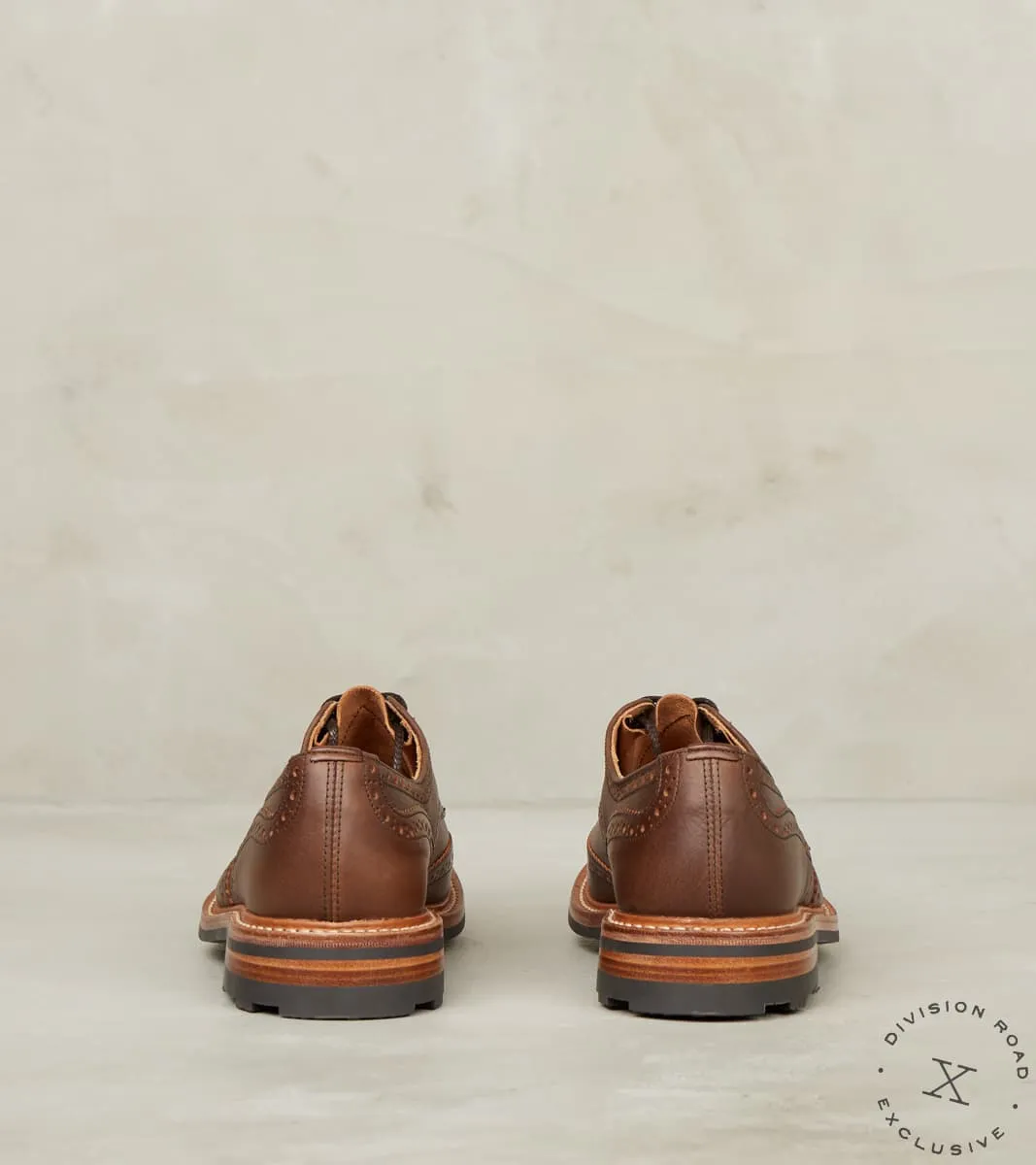 Bourton Brogue Derby - 4497 - Ridgeway - Horween Carolina Brown Tumbled Cavalier sold by Division Road product image thumbnail 5