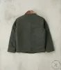 N-1 Deck Jacket - 7oz Martexin Waxed Sailcloth - Dark Moss sold by Division Road