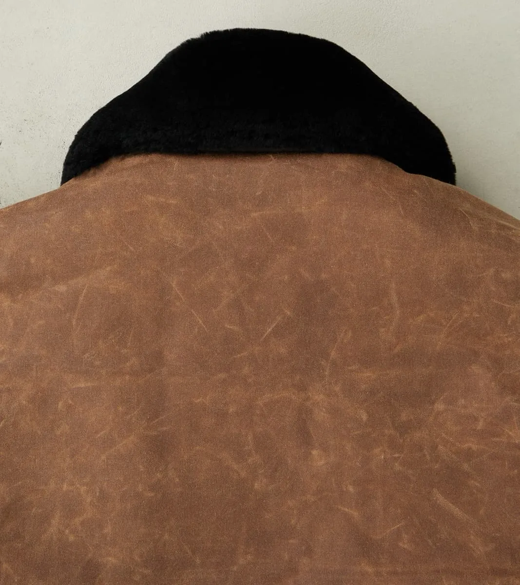 N-1 Deck Jacket - 7oz Martexin Waxed Sailcloth - Field Tan sold by Division Road product image thumbnail 5