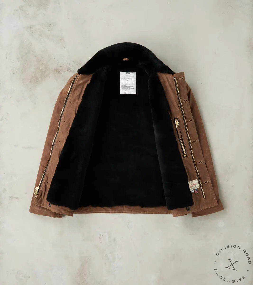 N-1 Deck Jacket - 7oz Martexin Waxed Sailcloth - Field Tan sold by Division Road product image thumbnail 3