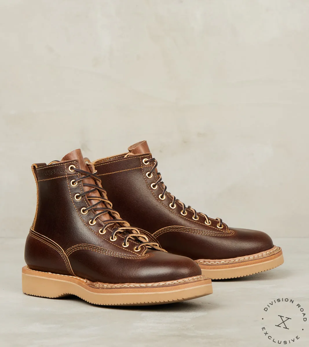 LTT Cutter 350 - Northwest - Vibram 2060 - Horween Cinnamon Waxed Flesh sold by Division Road