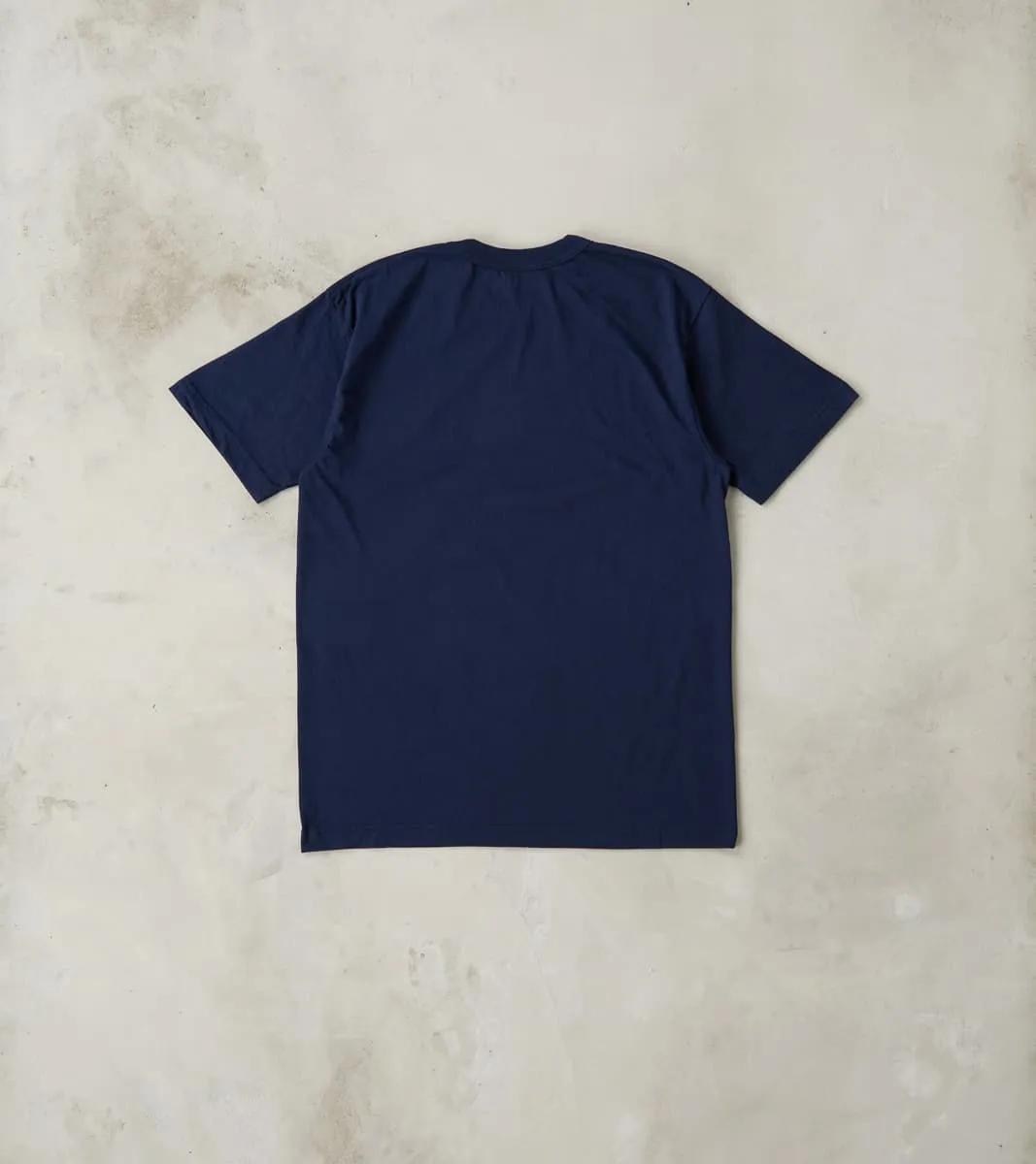 UTIL-NAV - UTILITEES Crew Neck T-Shirt - 5.5oz Loopwheel Navy sold by Division Road product image thumbnail 2