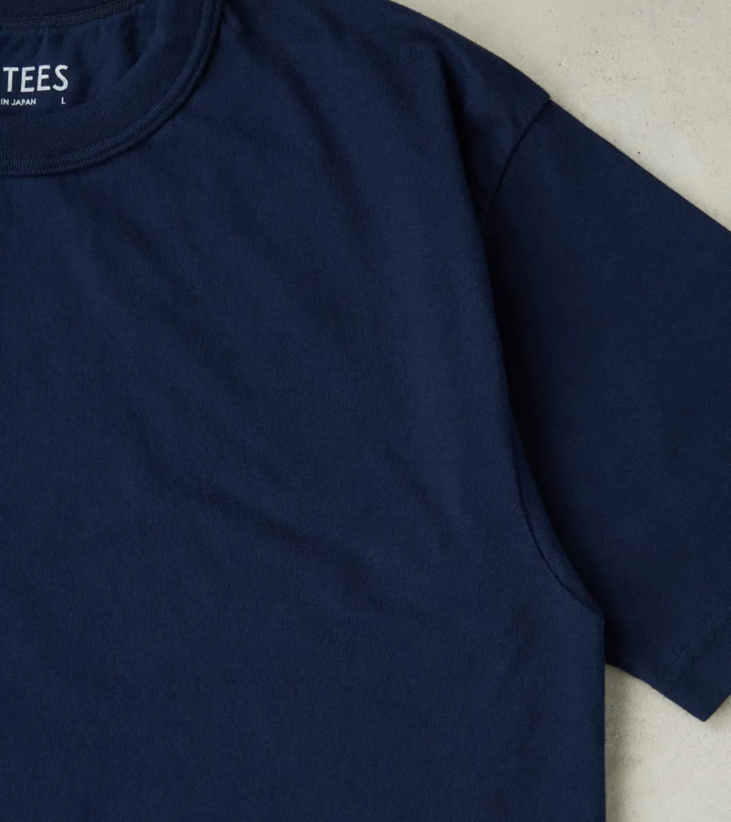 UTIL-NAV - UTILITEES Crew Neck T-Shirt - 5.5oz Loopwheel Navy sold by Division Road product image thumbnail 4