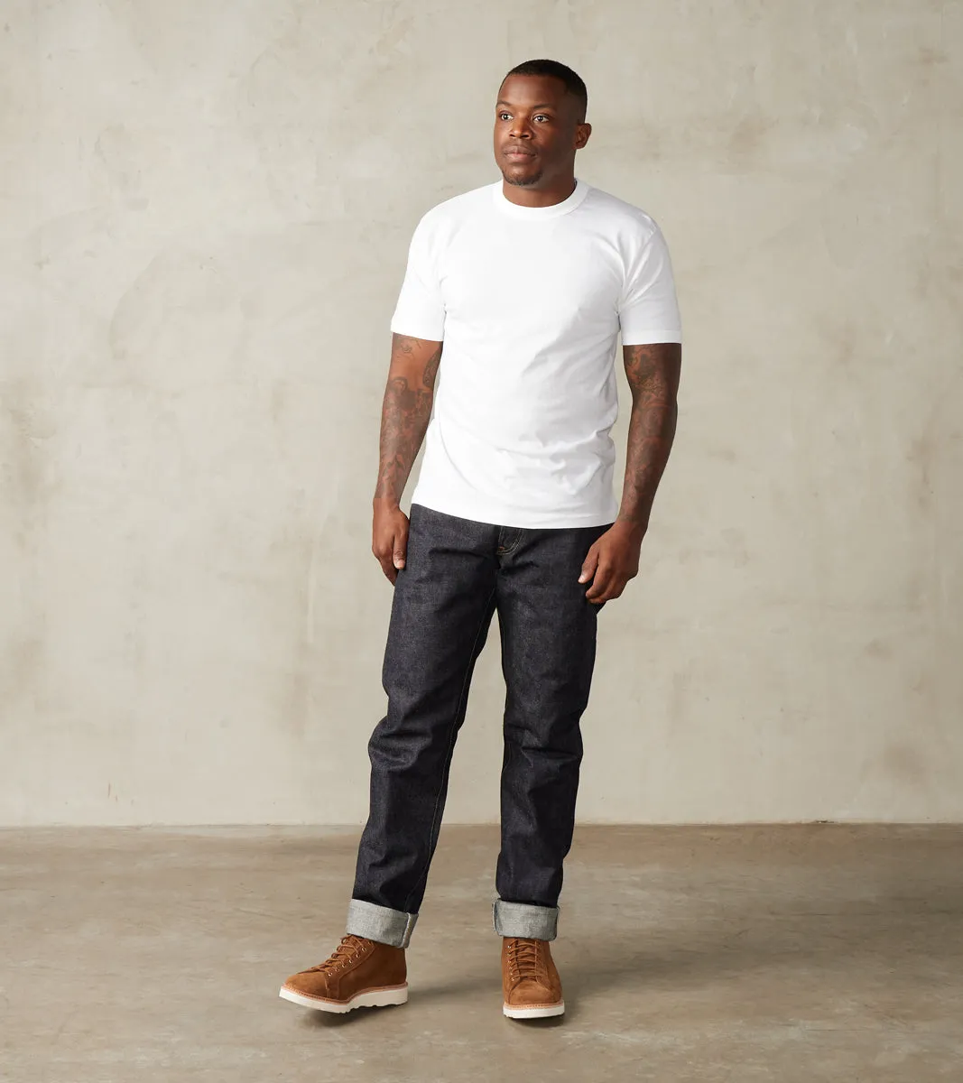 UTIL-WHT - UTILITEES Crew Neck T-Shirt - 5.5oz Loopwheel White sold by Division Road product image thumbnail 5