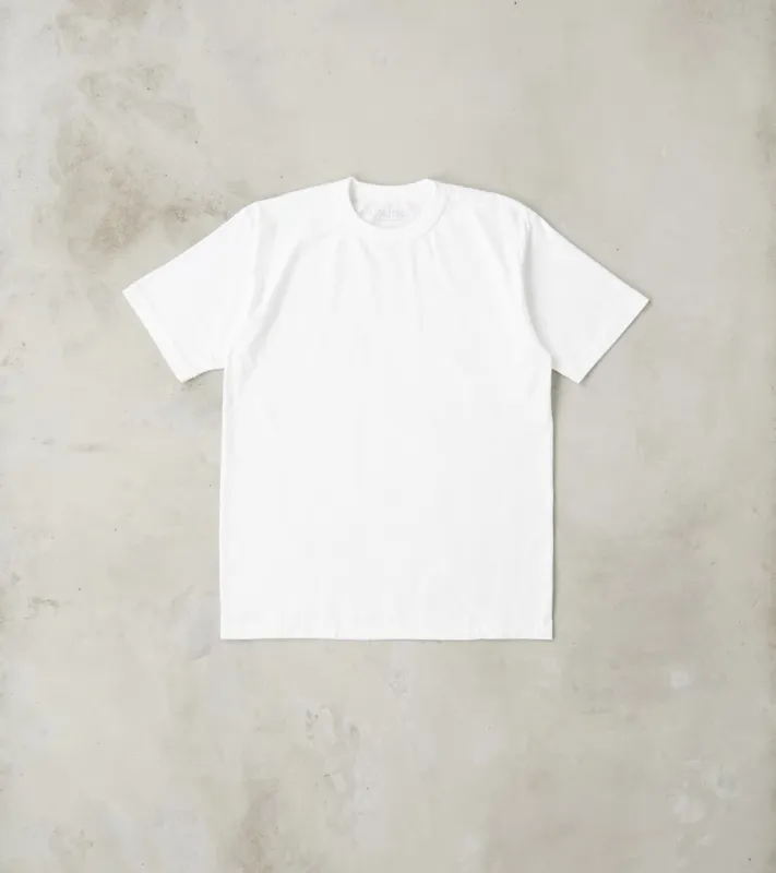 UTIL-WHT - UTILITEES Crew Neck T-Shirt - 5.5oz Loopwheel White sold by Division Road
