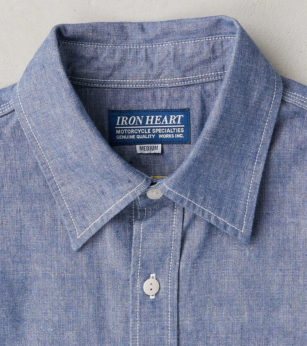 21-BLU - Work Shirt - 10oz Selvedge Chambray Blue sold by Division Road product image thumbnail 3