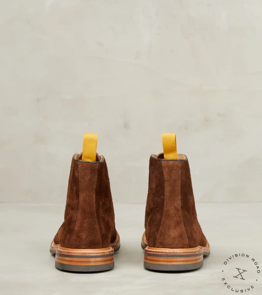 Brett Derby Boot - 4497 - Dainite - CF Stead Polo Brown Oiled Desert Oasis Suede sold by Division Road product image thumbnail 5