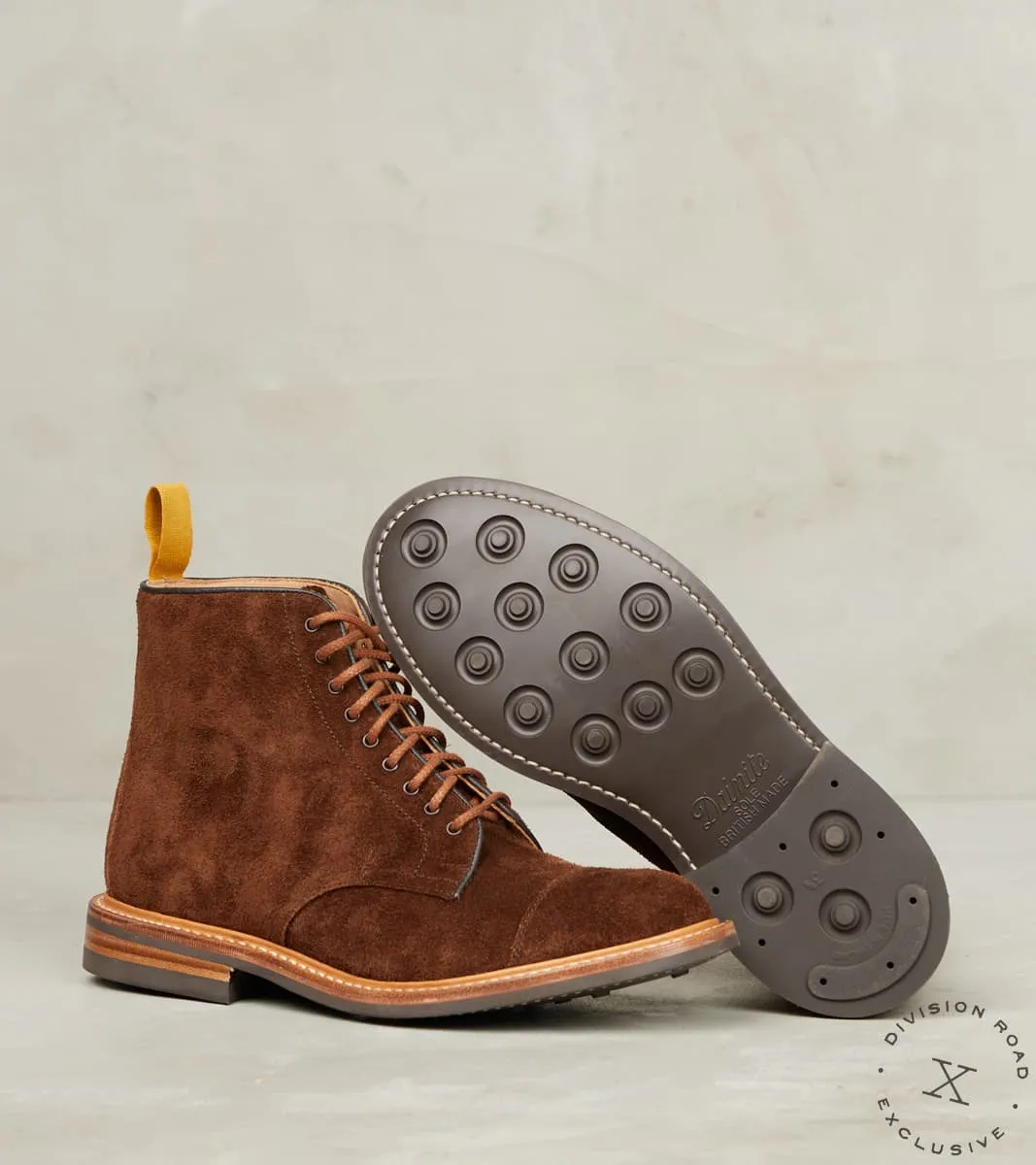 Brett Derby Boot - 4497 - Dainite - CF Stead Polo Brown Oiled Desert Oasis Suede sold by Division Road product image thumbnail 2