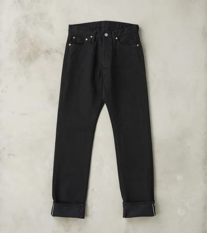 888S-142BB - High Rise Tapered - 14oz Black x Black sold by Division Road