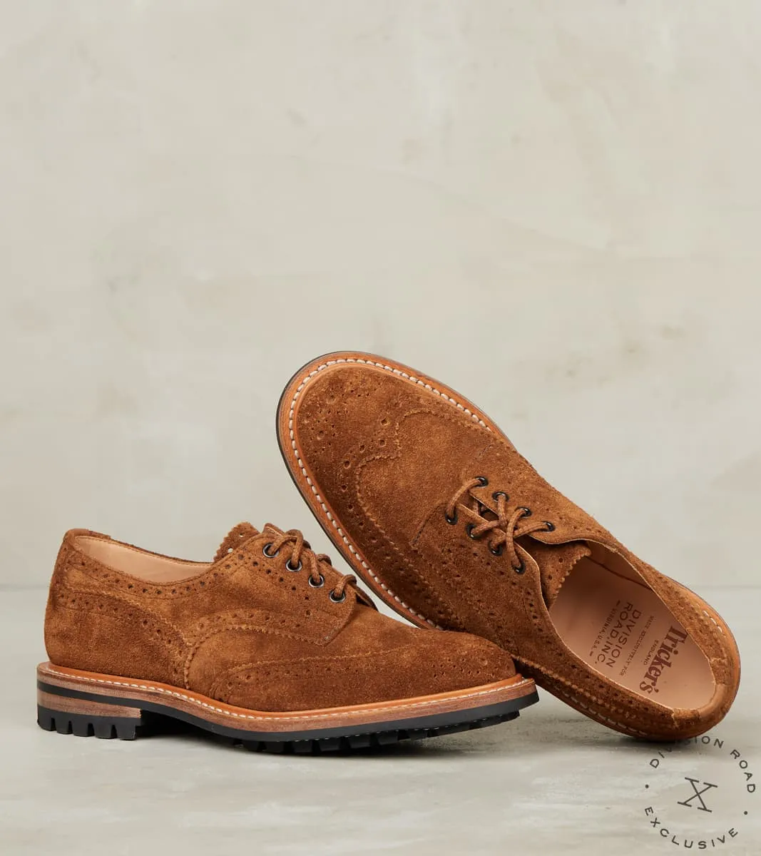 Bourton Brogue Derby - 2298 - Commando - CF Stead Snuff Kudu Reverse sold by Division Road product image thumbnail 3