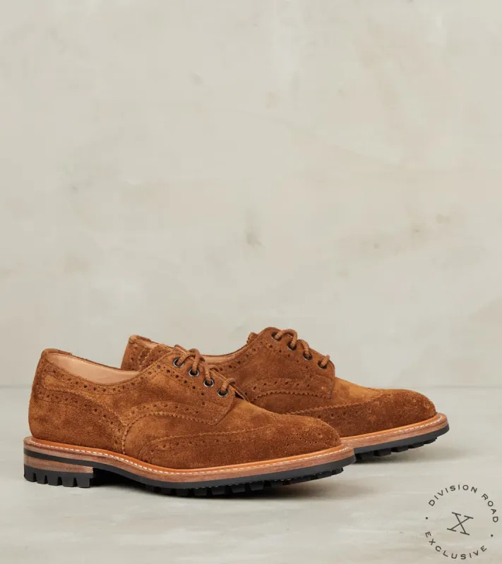 Bourton Brogue Derby - 2298 - Commando - CF Stead Snuff Kudu Reverse sold by Division Road