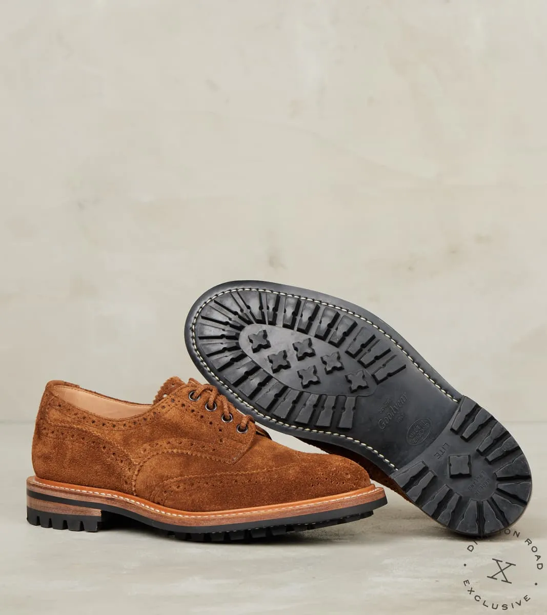 Bourton Brogue Derby - 2298 - Commando - CF Stead Snuff Kudu Reverse sold by Division Road product image thumbnail 2