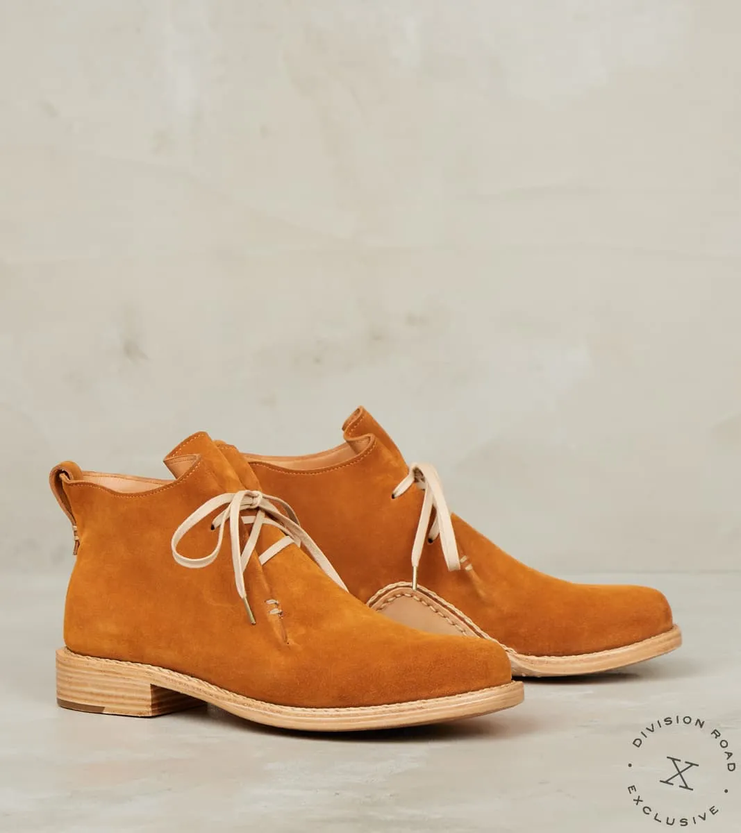 Double Fold - Leather ASP Sole - Clay Calf Suede sold by Division Road