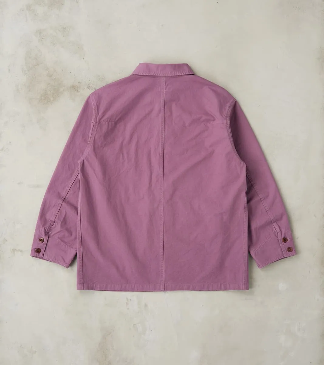 Cover All Jacket - Garment Dye Double Twisted Cotton Canvas - Lilac sold by Division Road product image thumbnail 2