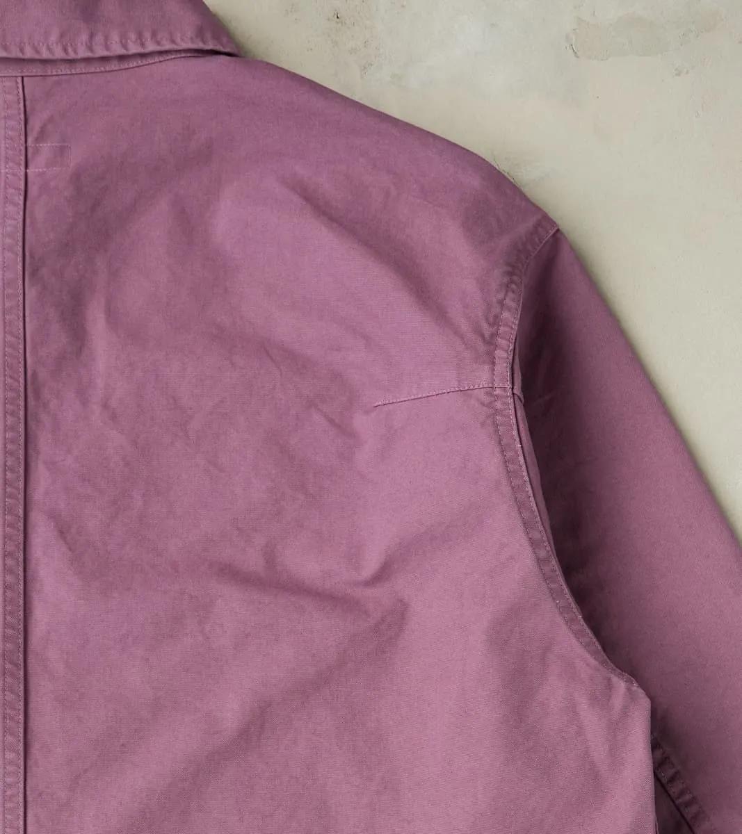 Cover All Jacket - Garment Dye Double Twisted Cotton Canvas - Lilac sold by Division Road product image thumbnail 5