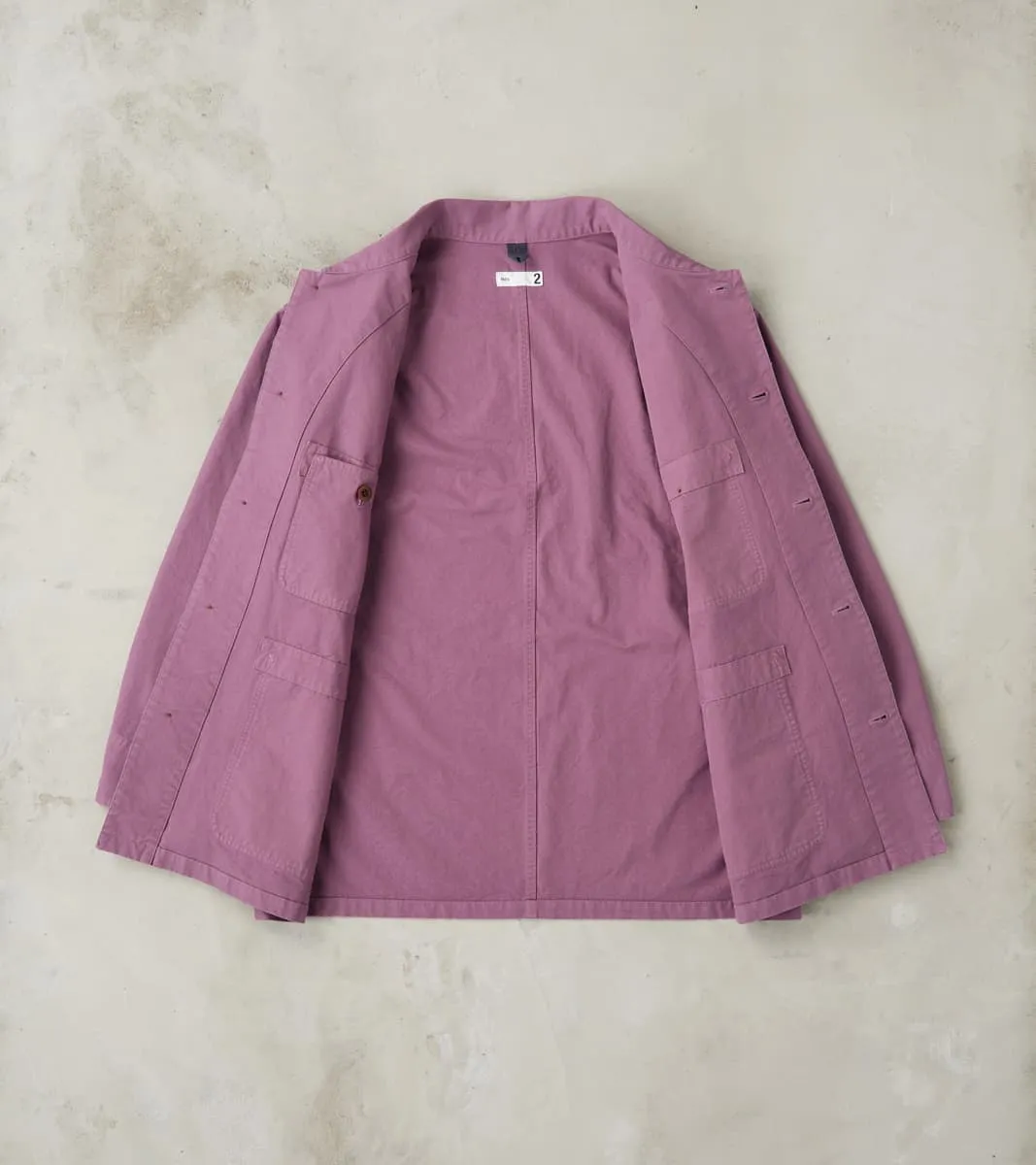 Cover All Jacket - Garment Dye Double Twisted Cotton Canvas - Lilac sold by Division Road product image thumbnail 3