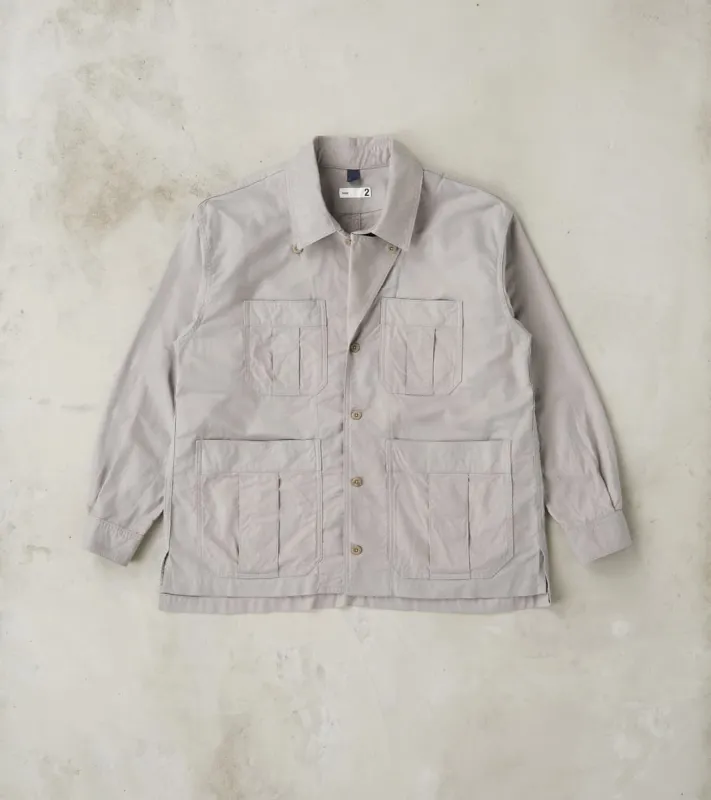 Military Shirt Jacket - Smokey Oxford Broadcloth - Gray sold by Division Road
