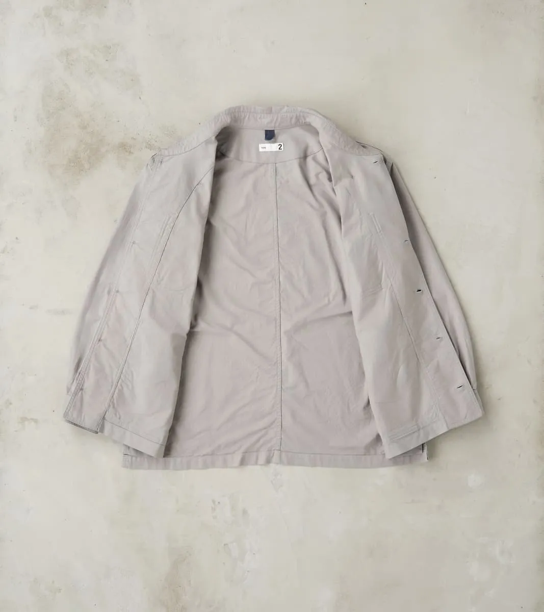Military Shirt Jacket - Smokey Oxford Broadcloth - Gray sold by Division Road product image thumbnail 3