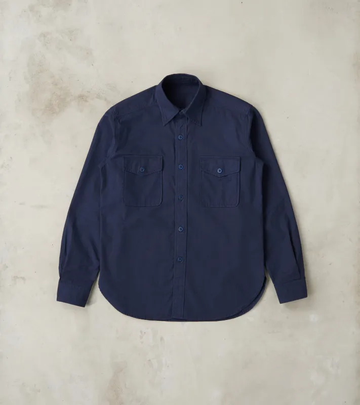 CPO Shirt - Indigo Dyed Canvas sold by Division Road