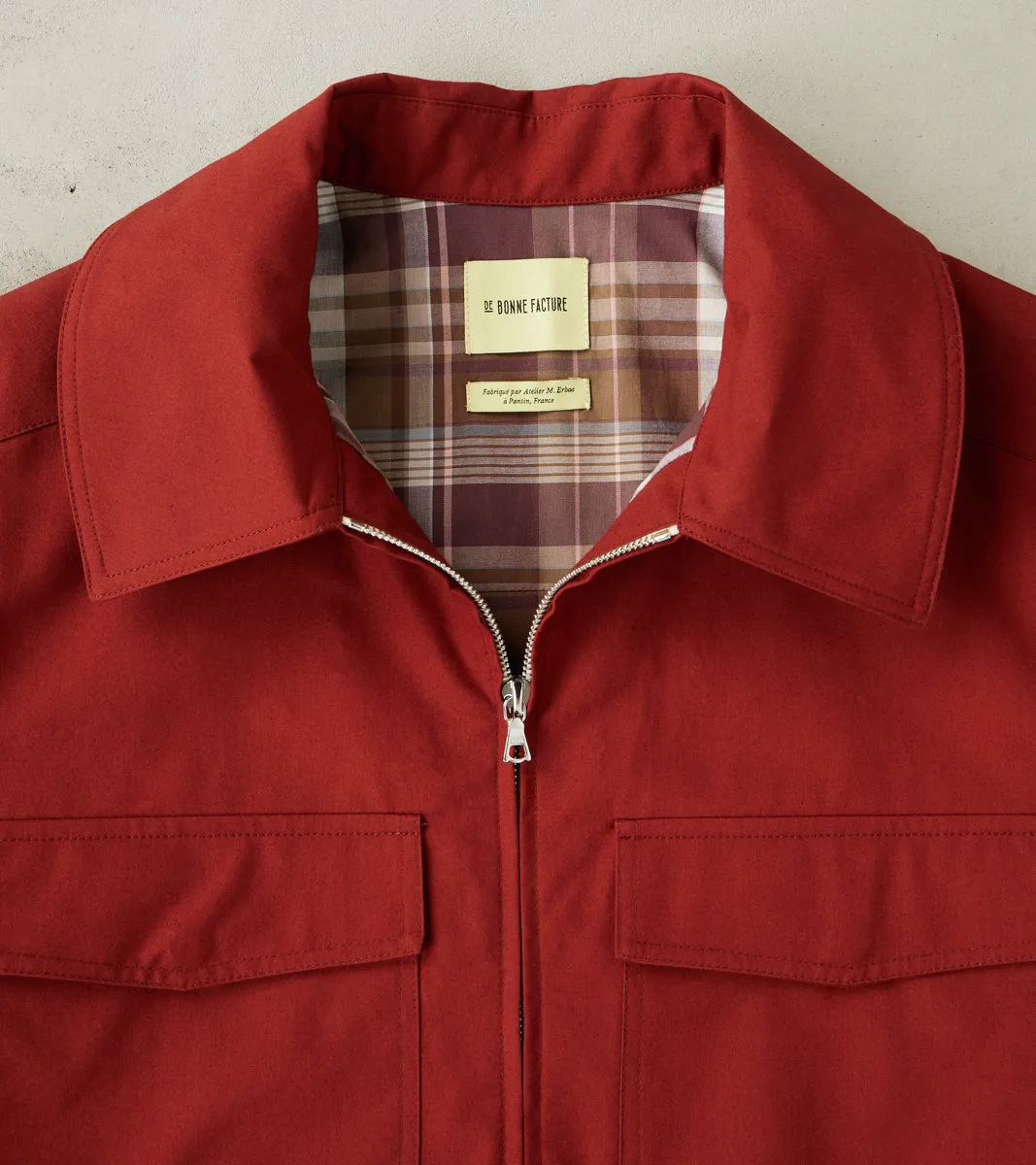 Work Cotton Canvas Student Jacket - Brick sold by Division Road product image thumbnail 4