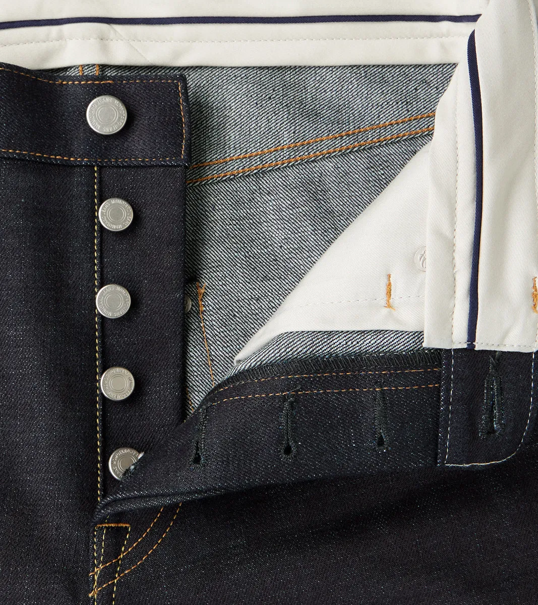 MMJB0200 - #200 Standard Tapered - 14.7oz Tokuno Indigo sold by Division Road product image thumbnail 5