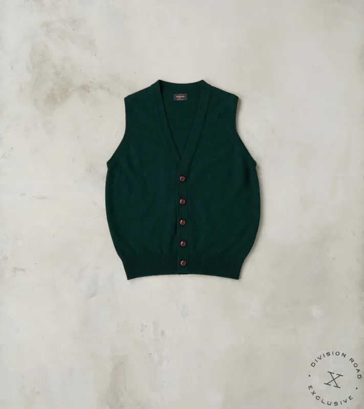 Oxford Camelhair Vest - Ivy sold by Division Road