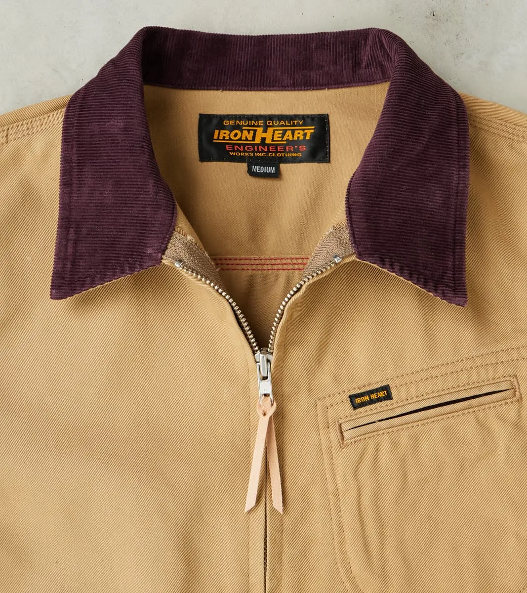 144J-BEI - Work Jacket - 12oz Kurashikizome® Beige Twill sold by Division Road product image thumbnail 4