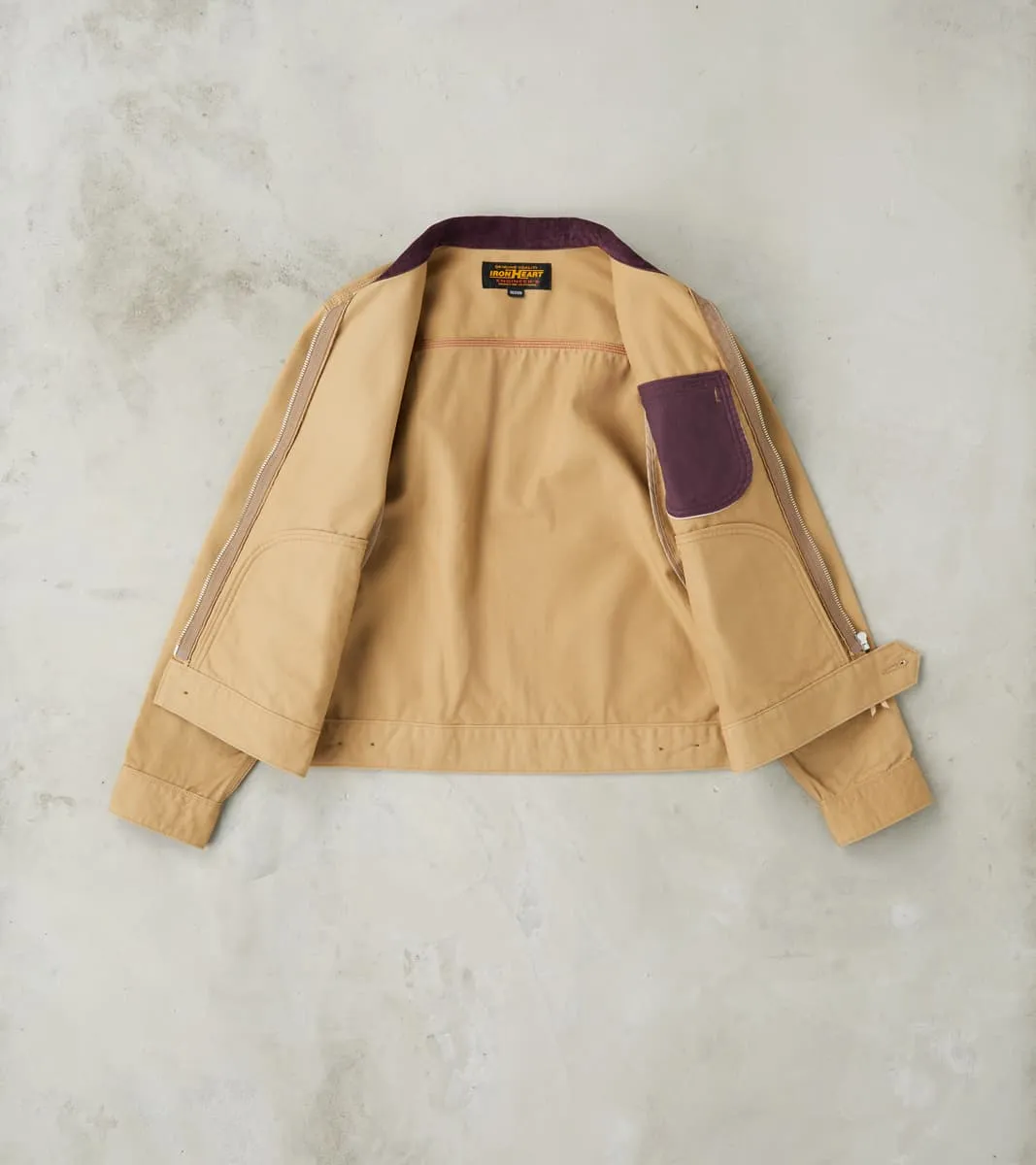 144J-BEI - Work Jacket - 12oz Kurashikizome® Beige Twill sold by Division Road product image thumbnail 3