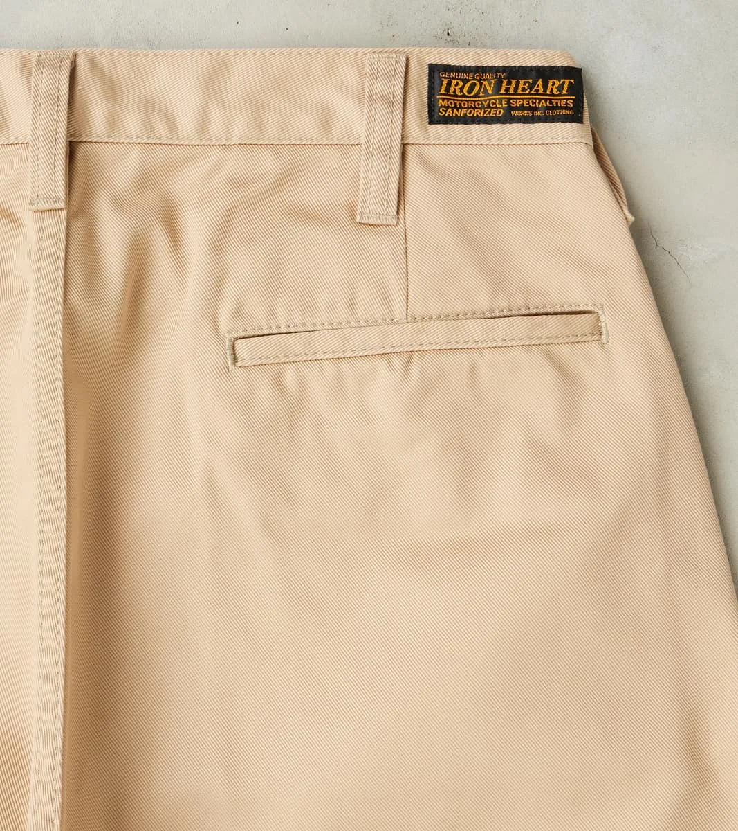721-KHA - Slim Tapered - Mercerized Selvedge Khaki Chino sold by Division Road product image thumbnail 3