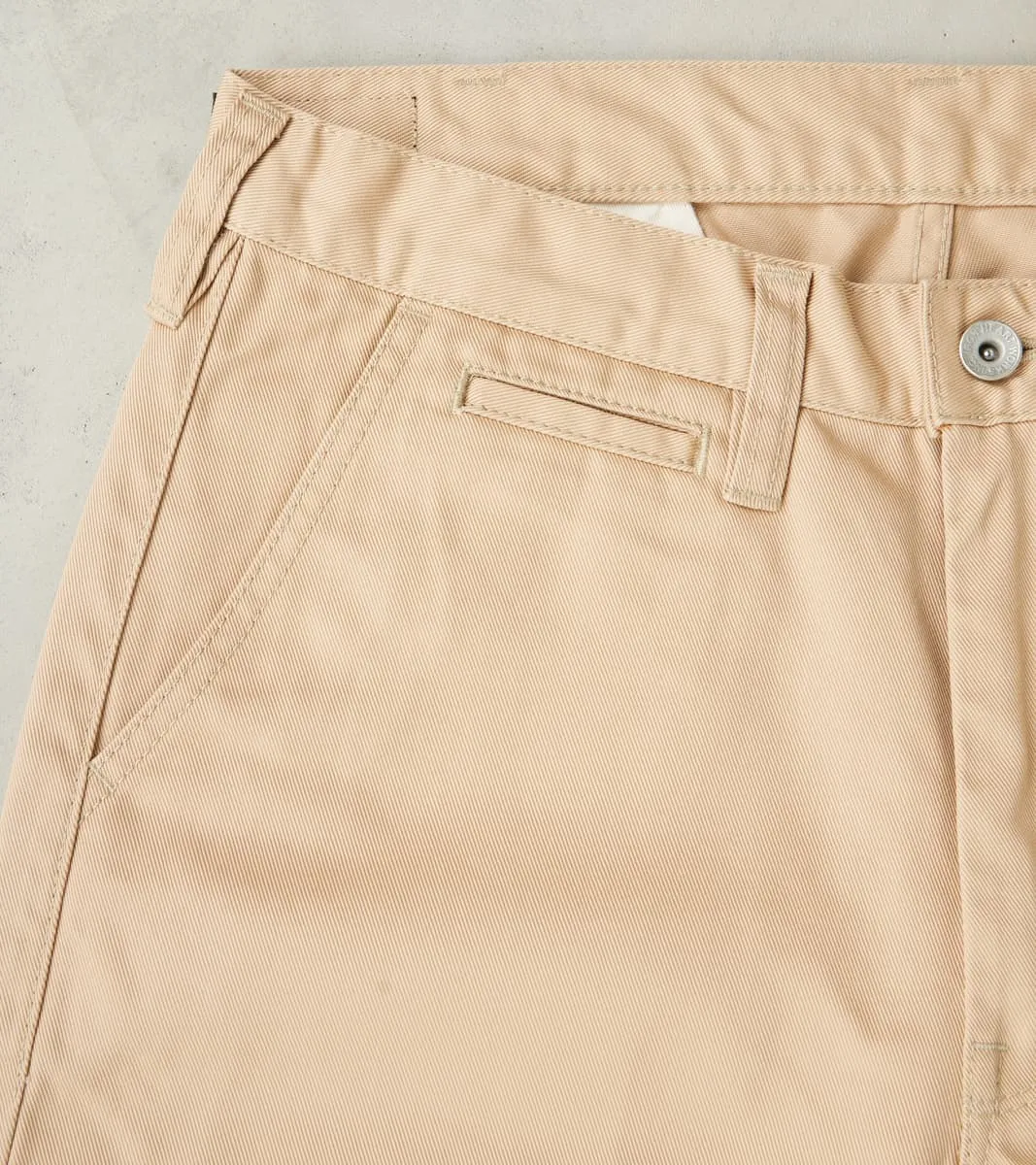 721-KHA - Slim Tapered - Mercerized Selvedge Khaki Chino sold by Division Road product image thumbnail 5