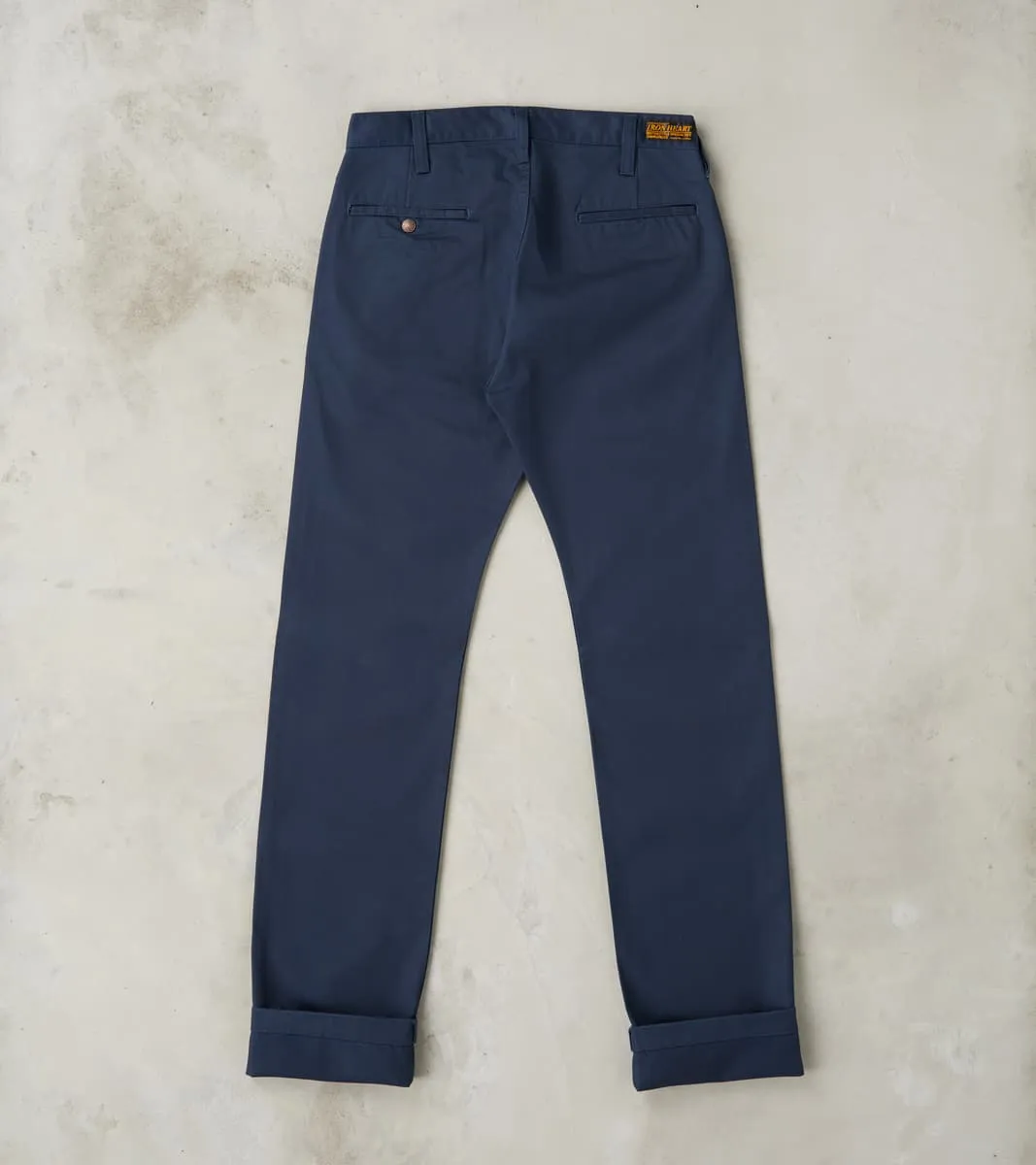 721-NAV - Slim Tapered - Mercerized Selvedge Navy Chino sold by Division Road product image thumbnail 2