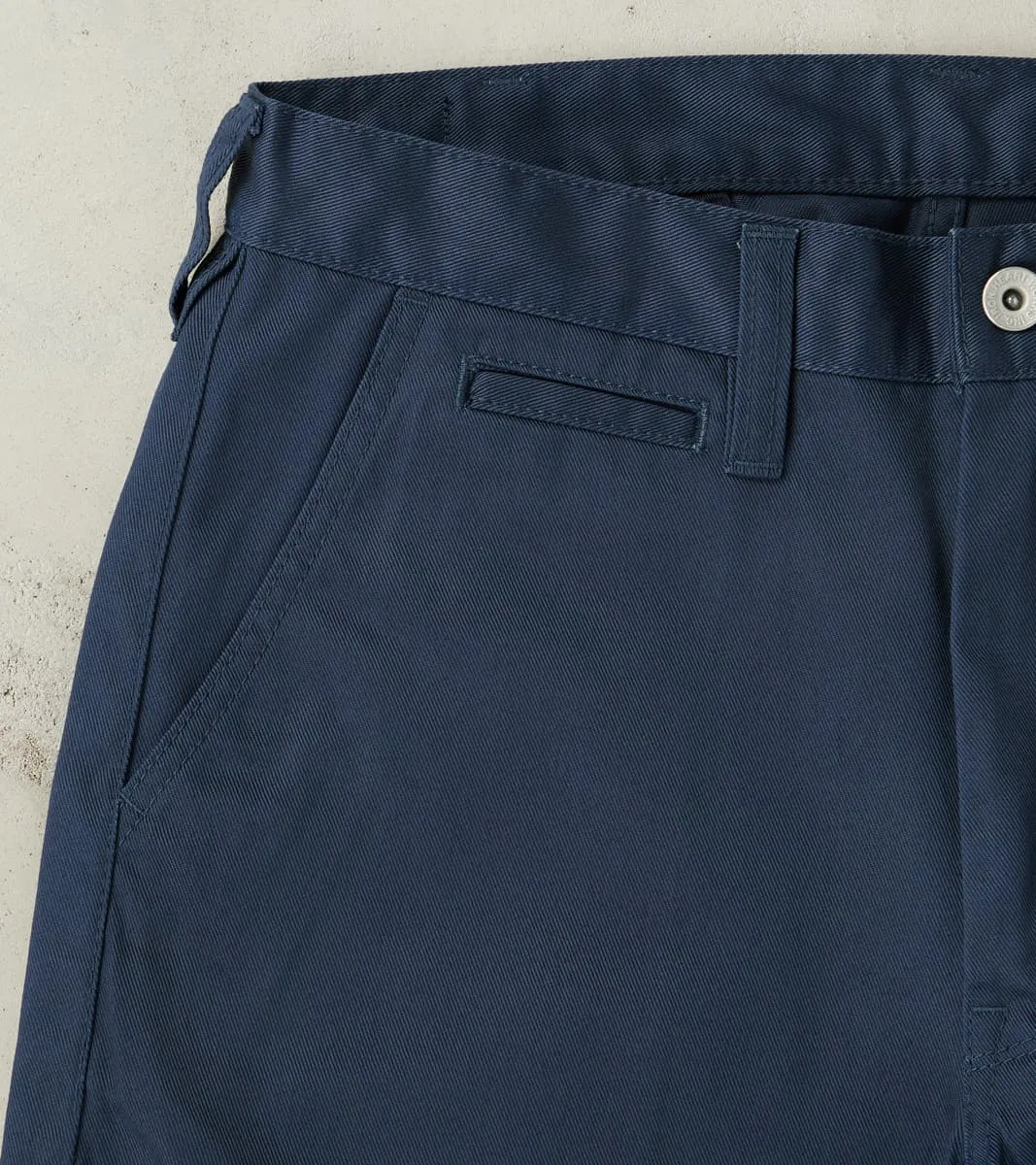721-NAV - Slim Tapered - Mercerized Selvedge Navy Chino sold by Division Road product image thumbnail 5