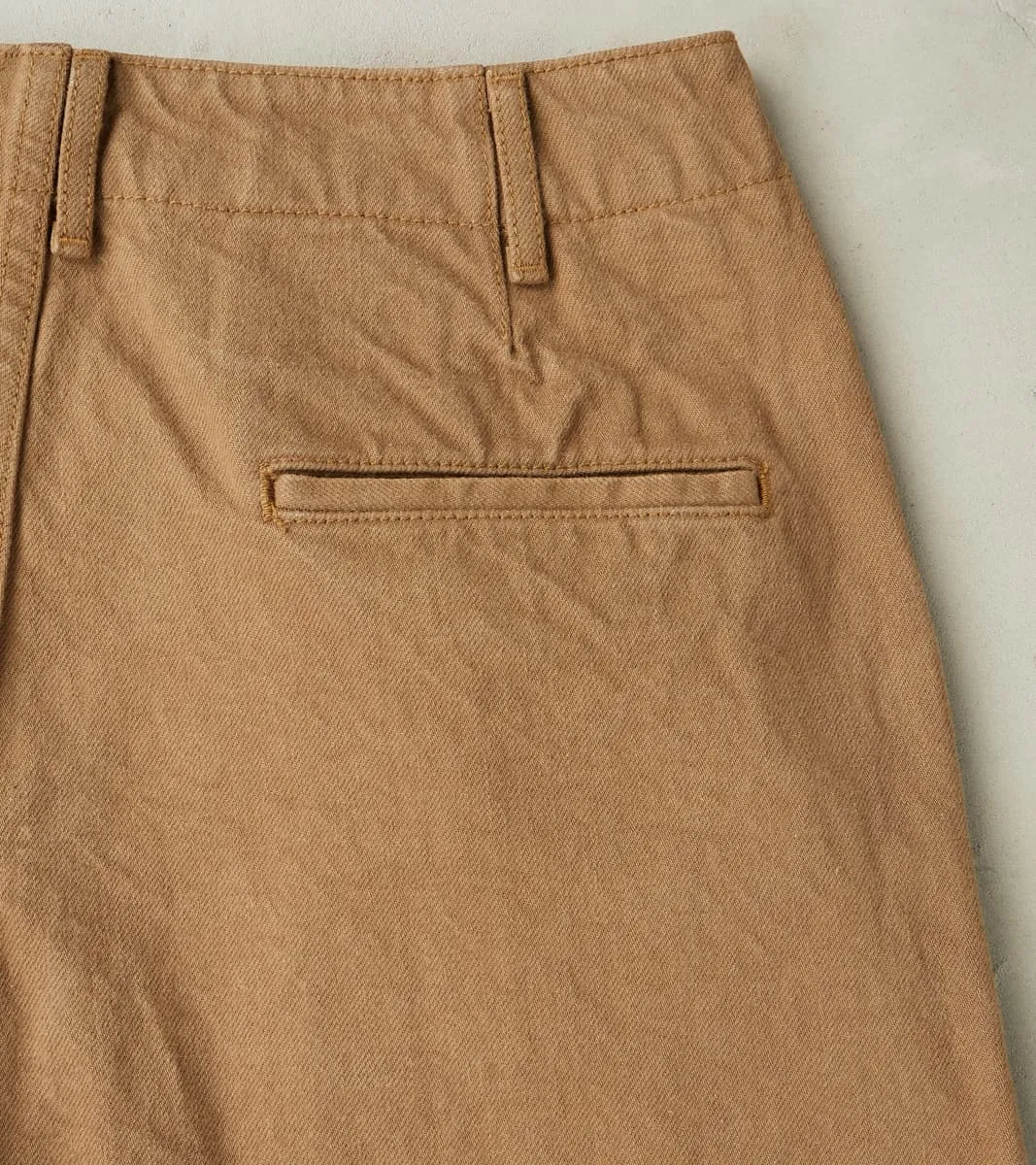 SJ48CP 15oz Selvedge Heavy Chino Cloth Khaki - Wide Straight sold by Division Road product image thumbnail 3