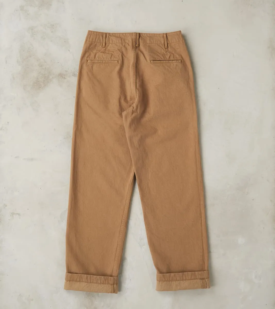 SJ48CP 15oz Selvedge Heavy Chino Cloth Khaki - Wide Straight sold by Division Road product image thumbnail 2