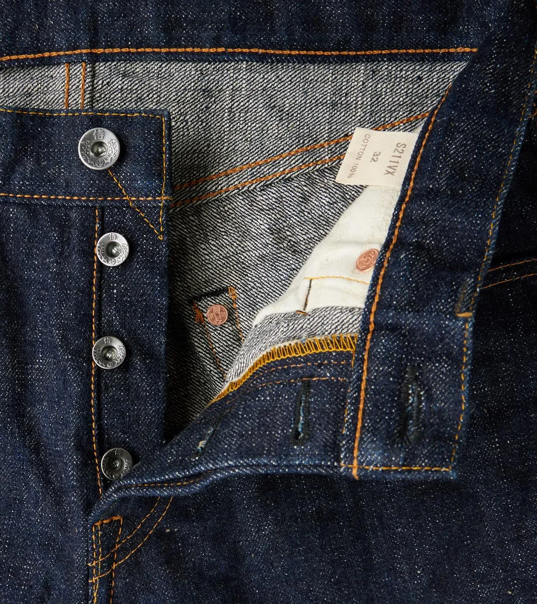 S211VX 17oz Bushido Benkei Indigo - Relaxed Tapered sold by Division Road product image thumbnail 5