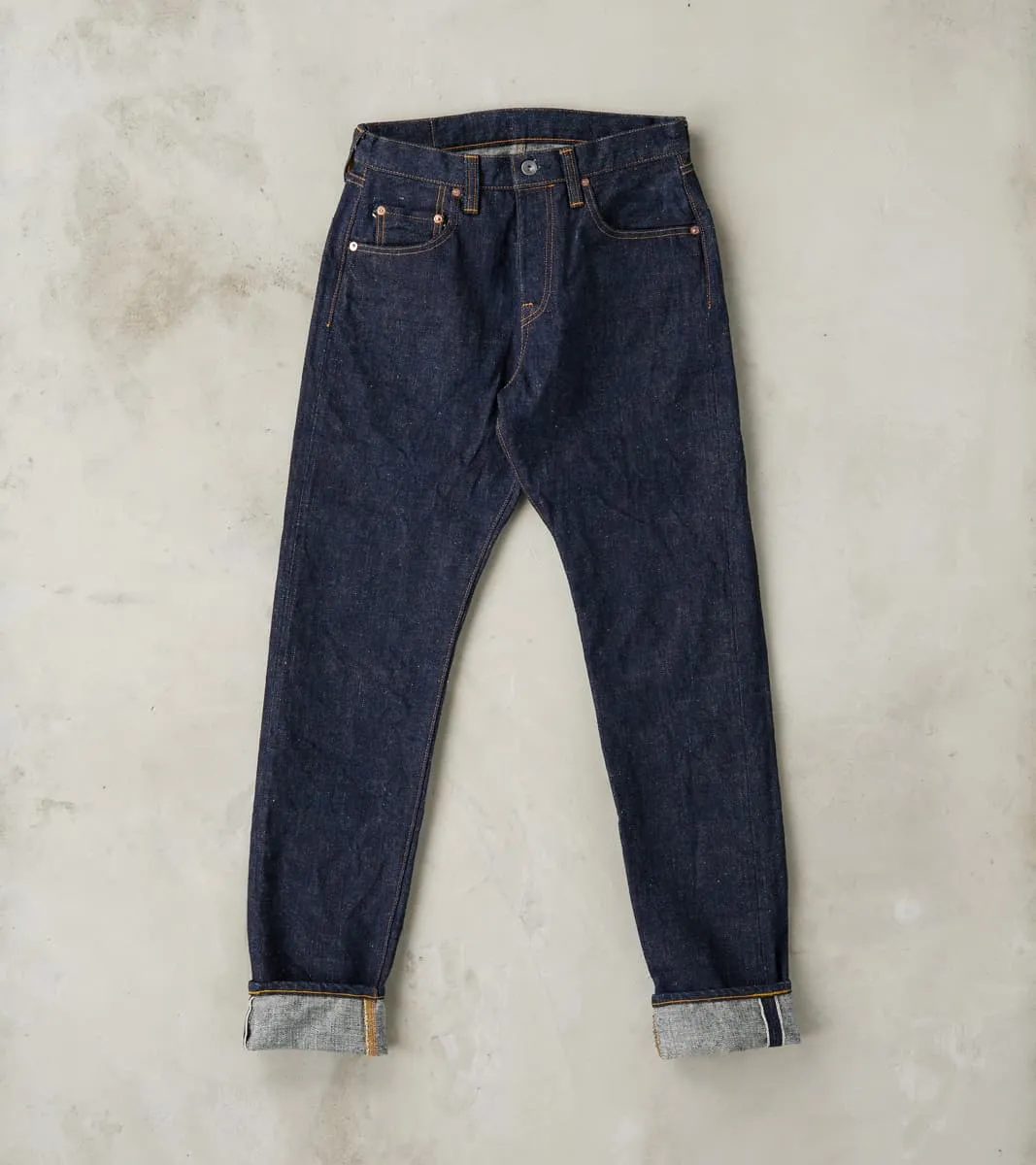 S211VX 17oz Bushido Benkei Indigo - Relaxed Tapered sold by Division Road