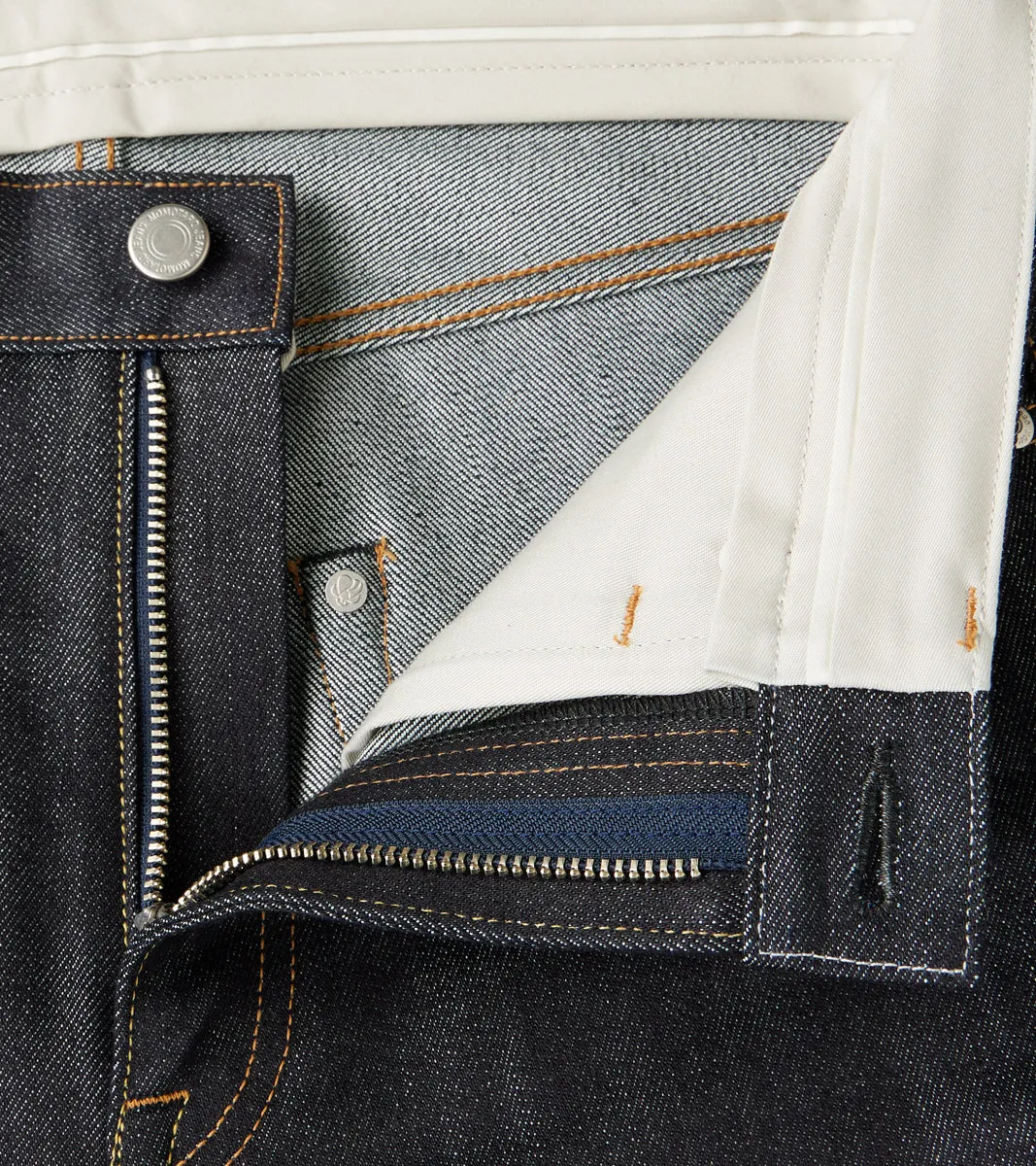 MMJZ0202 - #200 Standard Tapered - 15oz Indigo Cotton x Silk sold by Division Road product image thumbnail 5