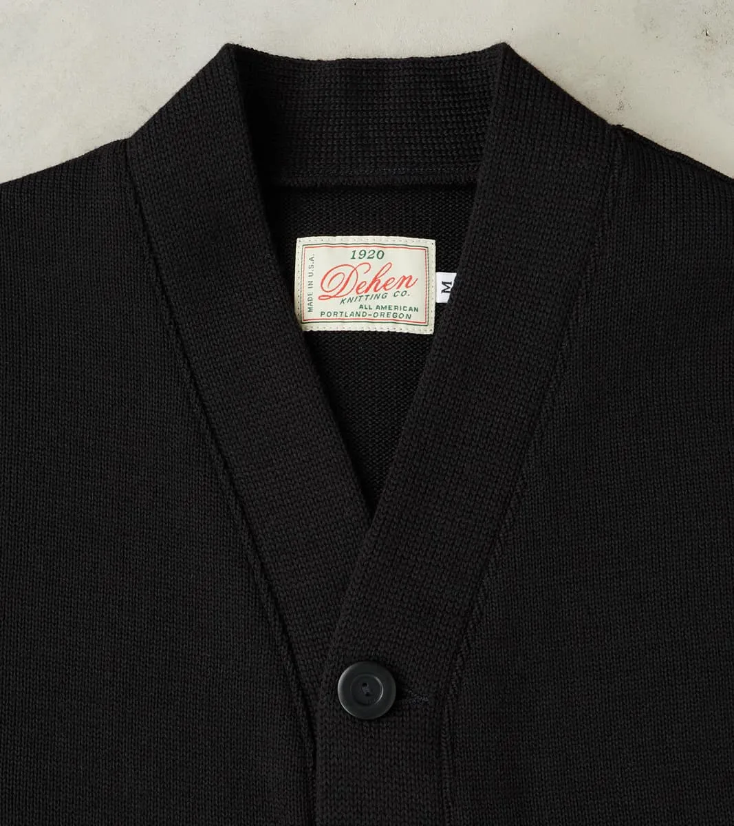 Barrister Cardigan - Black sold by Division Road product image thumbnail 3