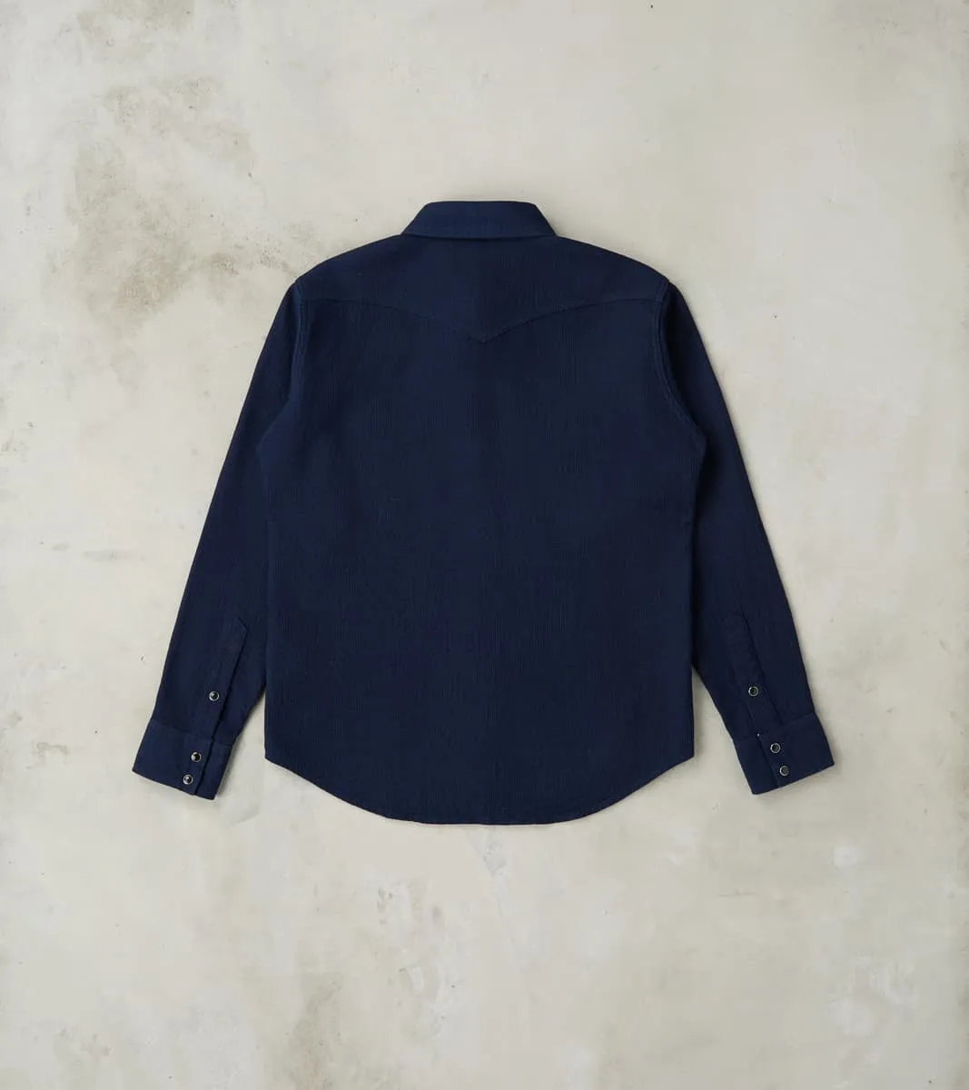 413-IND - Western - 5oz Selvedge Indigo Dobby Cloth sold by Division Road product image thumbnail 2