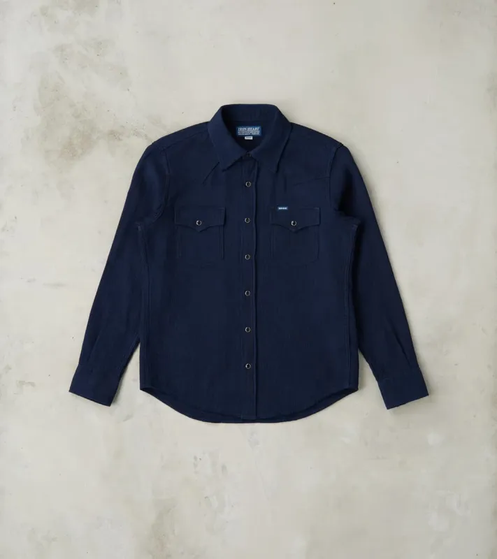 413-IND - Western - 5oz Selvedge Indigo Dobby Cloth sold by Division Road