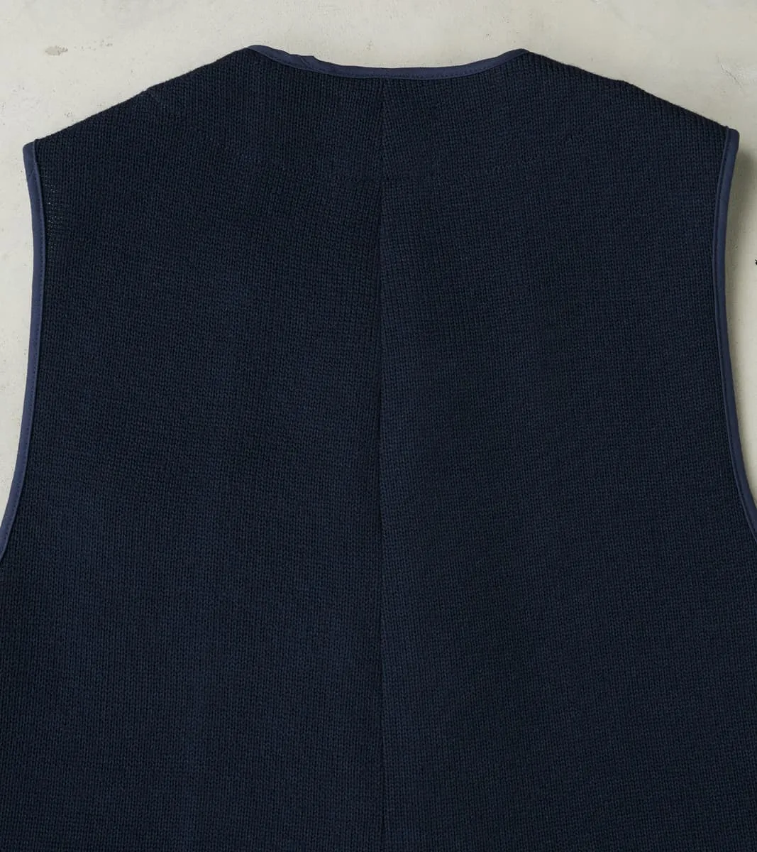 Knit Utility Vest - Navy sold by Division Road product image thumbnail 5
