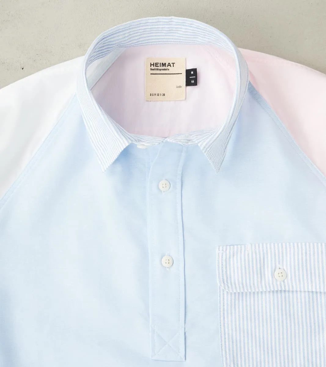 Kuenstlerpullover Artist Pop Over Shirt - Multi Patchwork Oxford sold by Division Road product image thumbnail 3