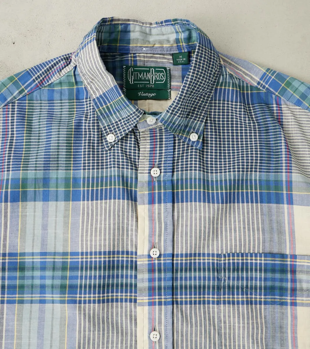 Archive Indian Madras - Blue sold by Division Road product image thumbnail 3