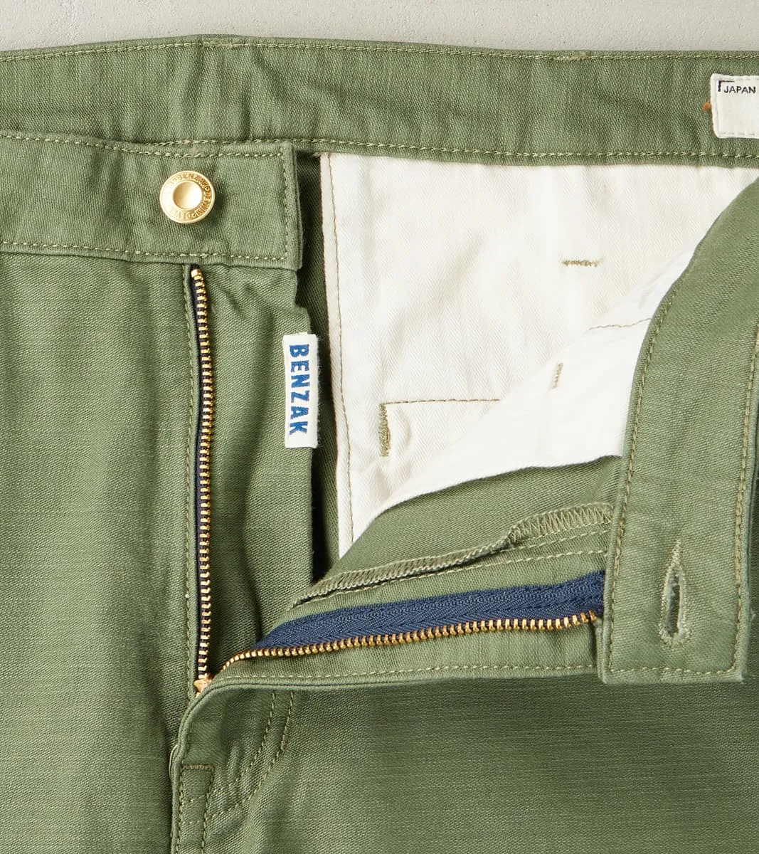 BC-01 New Tapered Chino - 10oz Army Green Military Twill sold by Division Road product image thumbnail 5