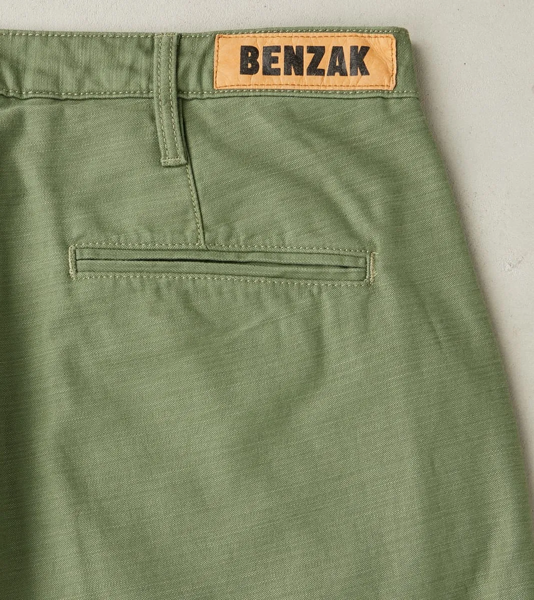 BC-01 New Tapered Chino - 10oz Army Green Military Twill sold by Division Road product image thumbnail 3